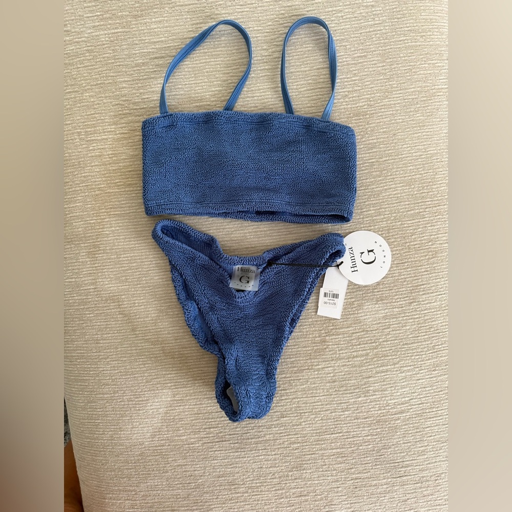 Hunza G metallic swimsuit